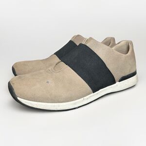 Vionic Women’s Codie Taupe Suede‎ Size 8 Walking Shoes Slip-On Sneakers